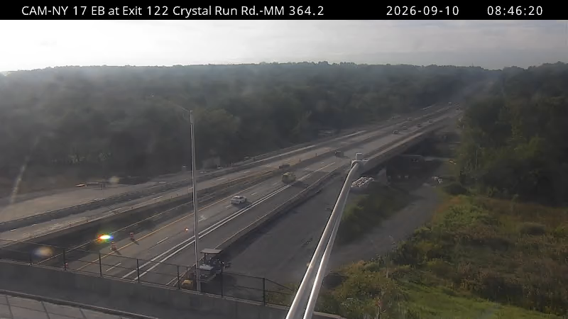 NY 17 at Exit 122 (Crystal Run Rd.)