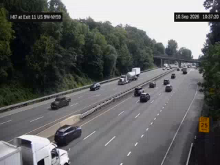I-87 SB at Exit 11 US 9W NY59 MM 18.0