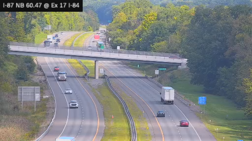 I-87 MP 060.47 NB at Interchange 17 (I-84)