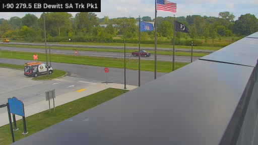 I-90 MP 279.5 EB Dewitt Service Area Truck Park 1