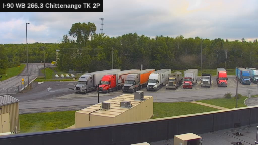 I-90 MP 266.30 WB at Chittenango Service Area Truck Park 2