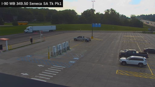 I-90 MP 349.50 WB Seneca Service Area Truck Park 1