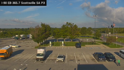 I-90 MP 365.7 EB Scottsville Service Area Truck Park 3