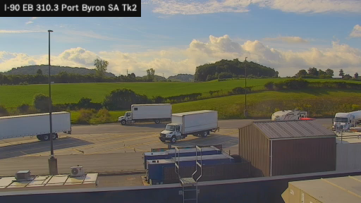 I-90 MP 310.3 EB Port Byron Service Area Truck Park 2