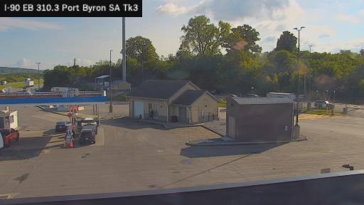 I-90 MP 310.3 EB Port Byron Service Area Truck Park 3