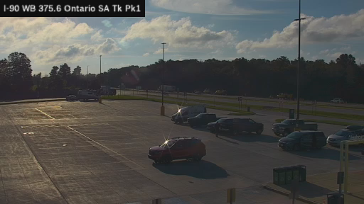 I-90 MP 375.60 WB Ontario Service Area Truck Park 1