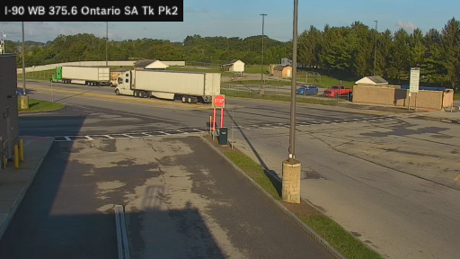I-90 MP 375.60 WB Ontario Service Area Truck Park 2