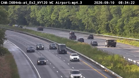 I-684 at Exit 2 NY120 Westchester County Airport