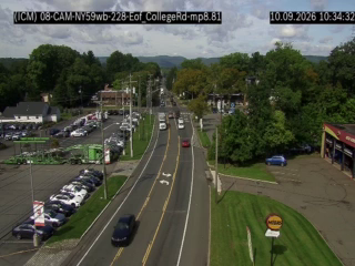 NY59 WB East of College Rd MM 8.81