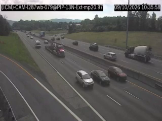 I87 NB at Exit 13N at PIP NB MM 20.97