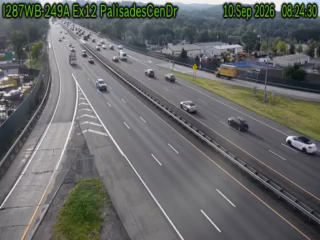 I87 NB 249A at Exit 12 at North Palisades Center Dr MM 18.91