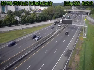 I87 NB 249B at Exit 12 at North Palisades Center Dr MM 18.91