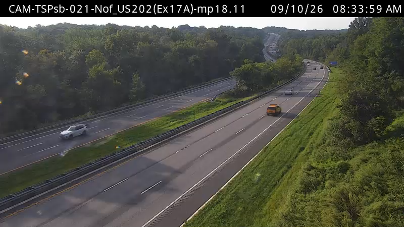 Taconic State Parkway at Exit 17A (US 202/NY35)