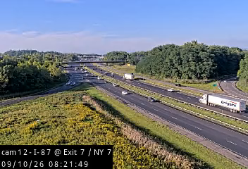 I-87 NB at Exit 7 - NY 7