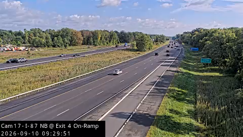 I-87 NB at Exit 4 (NY 155, Airport)