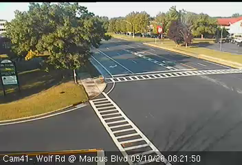 Wolf Rd NB at Marcus Blvd