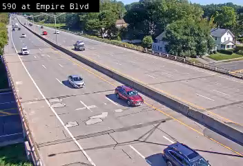 NY-590 Southbound at Empire Blvd