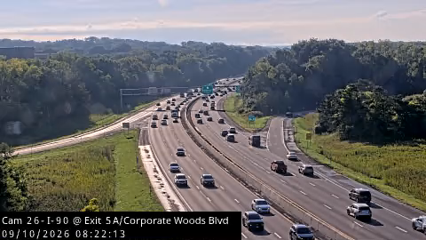 I-90 at Exit 5A (Corporate Woods Boulevard)