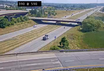 Traffic Cam I-590 Off Ramp at I-390 - Eastbound