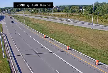 Traffic Cam I-390 Northbound at I-490 - Northbound