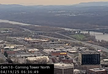 Traffic Cam I-787 from the north side of the Corning Tower - Northbound