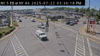 Traffic Cam NY 5 at NY 46 - Oneida - Eastbound