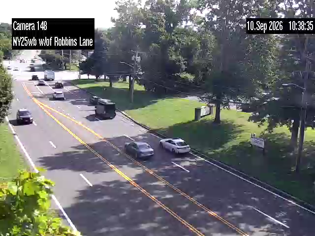 NY 25 at Robbins Lane