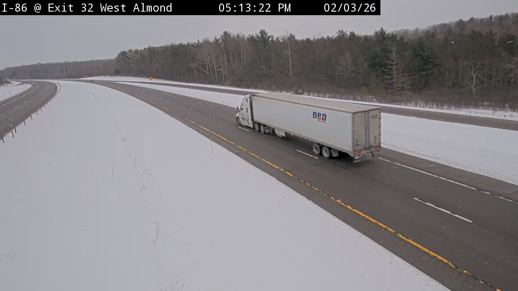 Traffic Cam I-86 at West Almond Exit 32 (CR 2)