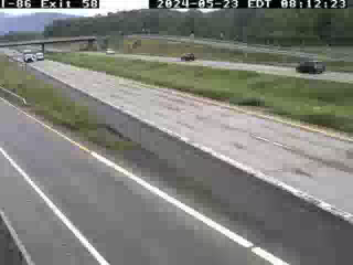 Traffic Cam I-86 at Chemung River (between Exits 58 & 59) - Eastbound
