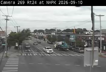 NY 24 Eastbound at New Hyde Park Road