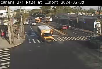 Traffic Cam NY 24 Eastbound at Elmont Road