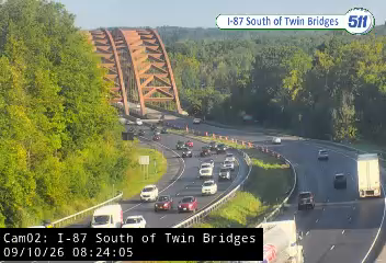 I-87 South of Mohawk River (Twin Bridges)