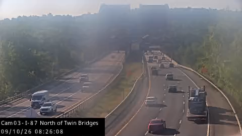 I-87 North of Mohawk River (Twin Bridges)