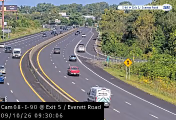 I-90 at Exit 5 (Everett Road)
