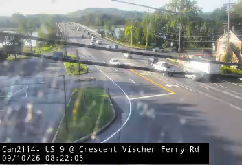 US 9 at Crescent Vischer Ferry Road