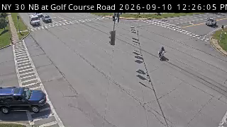 NY 30 NB at Golf Course Road