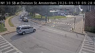 NY 30 SB at Division St