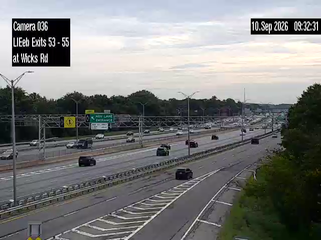 I-495 at Wicks Road Eastbound CD Rd