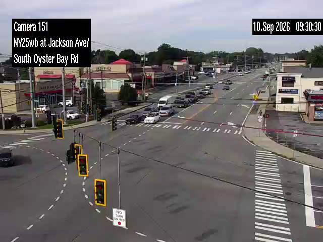 NY 25 at South Oyster Bay Rd. and Jackson Ave.