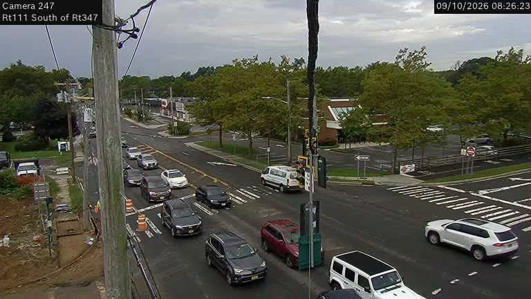 NY 111 at NY 347 South Jug Handle