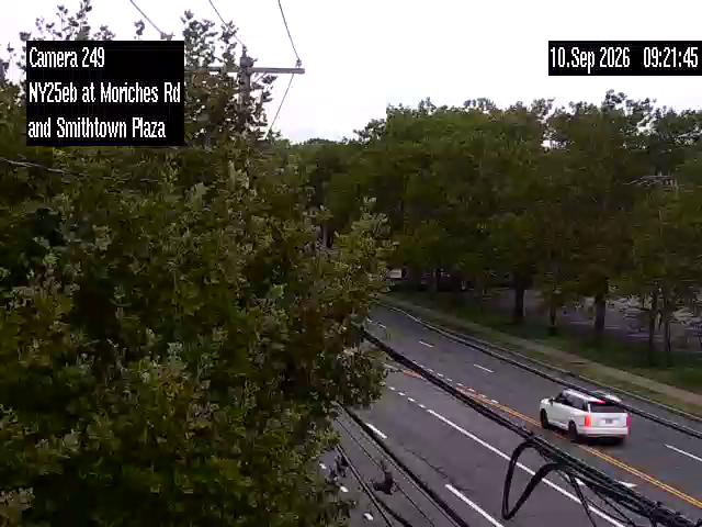 NY 25 Eastbound at Moriches Road