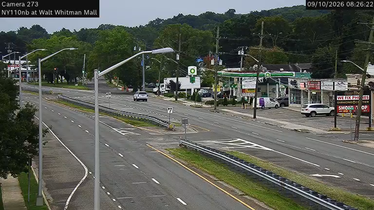 NY 110 Northbound at Whitman Mall Shopping Center