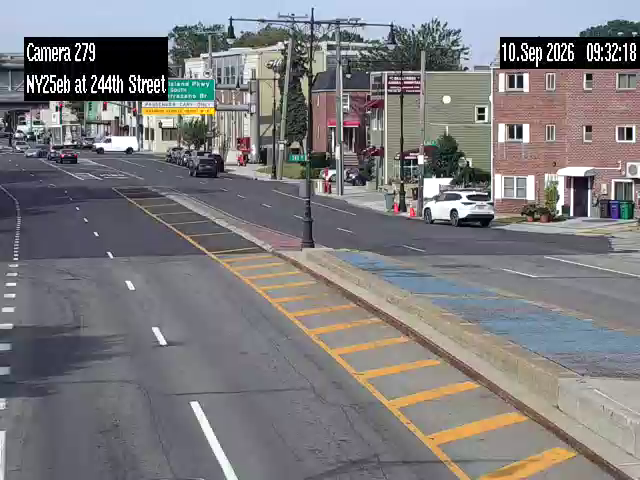 NY 25 Eastbound at 244th St.
