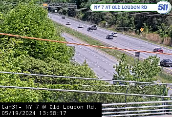 Rte 7 at Old Loudon Rd Traffic Camera