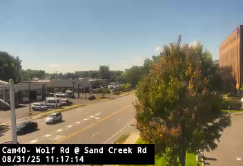 Traffic Cam Wolf Rd at Sand Creek Rd - Eastbound