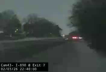 Traffic Cam I-890 Westbound Exit 7