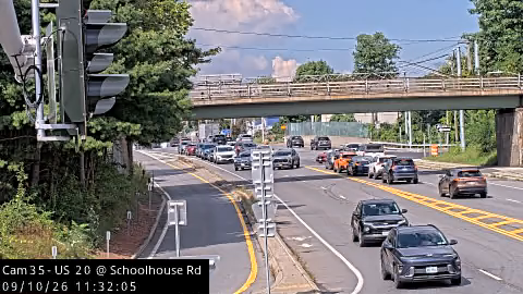 US 20 at Schoolhouse Rd