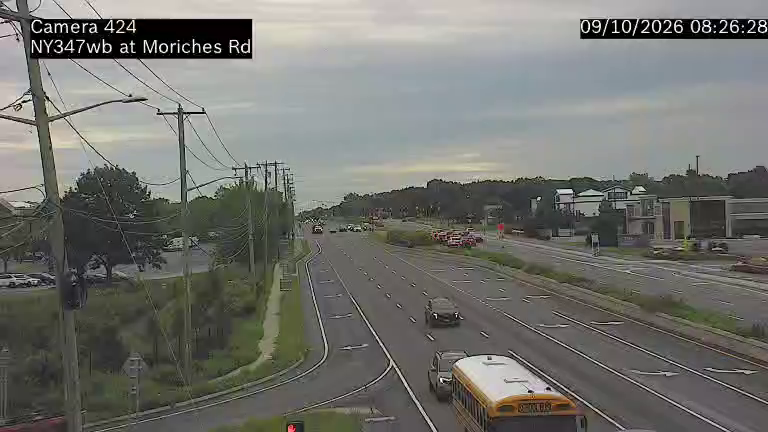 NY347 WB at Moriches Rd